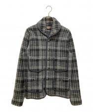 RRL (ダブルアールエル) チェックマッキーノジャケット グレー×ブラック サイズ:SIZE S