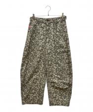 9090 (9090) King Logo Assort Ballon Buggy Pants カーキ サイズ:SIZE S