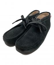 CLARKS (クラークス) モカシンシューズ ブラック サイズ:SIZE 8