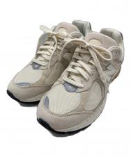 NEW BALANCE (ニューバランス) ローカットスニーカー アイボリー サイズ:SIZE 25cm