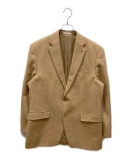 LAUREN RALPH LAUREN (ローレン ラルフ ローレン) キャメルヘアテーラードジャケット ベージュ サイズ:SIZE 40R