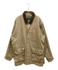 WOOLRICH (ウールリッチ) 襟コーデュロイハンティングジャケット ブラウン サイズ:SIZE XL