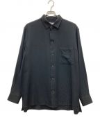YOHJI YAMAMOTOヨウジヤマモト）の古着「ウールシャツ」｜ブラック
