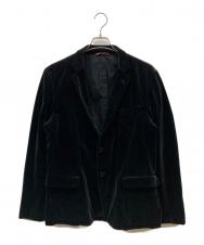 Paul Smith COLLECTION (ポールスミス コレクション) ベロアテーラードジャケット ブラック サイズ:XL