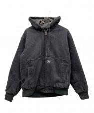 HUF (ハフ) BOULDER WORK JACKET　ボルダー ワークジャケット ブラック サイズ:L