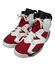 NIKE (ナイキ) AIR JORDAN 6 RETRO WHITE/CARMINE-BLACK サイズ:27.0㎝