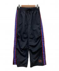 SYUMAN. (シュウマン) ナイロンワイドパンツ ブラック サイズ:2