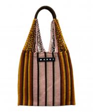 MARNI (マルニ) MARKET HAMMOCK BAG ピンク×オレンジ×ブラウン