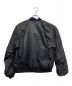 ARK (アーク) ワッペンリメイクMA-1ジャケット ブラック サイズ:XL：5800円