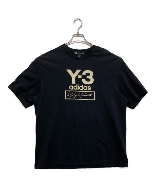 Y-3（ワイスリー）Y-3 (ワイスリー) Stacked Logo Tee ブラック サイズ:Mの古着・服飾アイテム