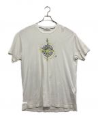 STONE ISLANDストーンアイランド）の古着「ロゴプリントTシャツ」｜ホワイト