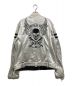 VANSON (バンソン) スカル刺繍ライダースジャケット ホワイト サイズ:XXL：8000円