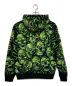 SUPREME (シュプリーム) スカルパイルフーデッドスウェットシャツ / Skull Pile Hooded Sweatshirt グリーン×ブラック サイズ:M：24000円