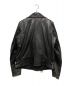 DIESEL (ディーゼル) ラムレザーライダースジャケット ブラック サイズ:S：20000円