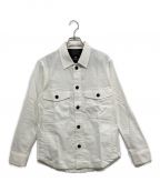 BLACK LABEL CRESTBRIDGEブラックレーベル クレストブリッジ）の古着「フラップポケットシャツ」｜ホワイト