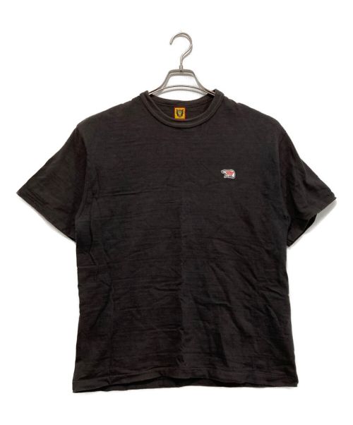 HUMAN MADE（ヒューマンメイド）HUMAN MADE (ヒューマンメイド) クマワンポイントロゴTシャツ ブラック サイズ:XLの古着・服飾アイテム