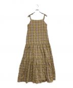 KAIEKAカイエカ）の古着「Tiered Camisole Dress」｜ベージュ