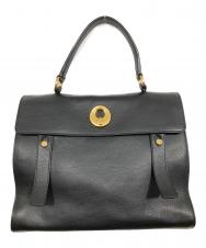 Saint Laurent Paris (サンローランパリ) ミューズトゥ ハンドバッグ ブラック