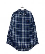 RALPH LAUREN (ラルフローレン) チェクシャツ ネイビー サイズ:M