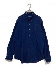 POLO RALPH LAUREN (ポロ・ラルフローレン) コーデュロイシャツ ネイビー サイズ:XL