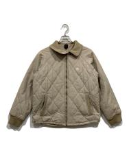 adidas (アディダス) キルティングジャケット ベージュ サイズ:L
