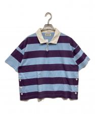 BEAMS BOY (ビームスボーイ) フットボールTシャツ ブルー×パープル サイズ:FREE