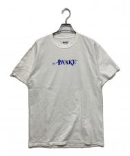 AWAKE (アウェイク) ロゴプリントTシャツ ホワイト サイズ:M