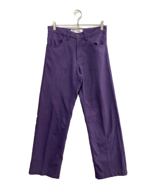 DAIRIKU（ダイリク）DAIRIKU (ダイリク) Flasher Pressed Pants/フラッシャープレスドパンツ パープル サイズ:29の古着・服飾アイテム