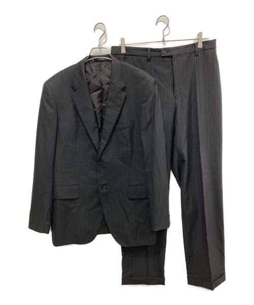 PAUL SMITH（ポールスミス）PAUL SMITH (ポールスミス) ストライプセットアップスーツ ブラック サイズ:L2の古着・服飾アイテム