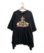 Vivienne Westwood manヴィヴィアン ウェストウッド マン）の古着「フラワーエレファントTシャツ/149047/5117」｜ブラック