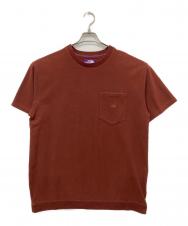 THE NORTHFACE PURPLELABEL (ザ・ノースフェイス パープルレーベル) High Bulky Pocket Tee Brick ブラウン サイズ:M