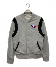 maison kitsune (メゾンキツネ) スウェットスタジャン グレー サイズ:M