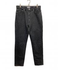 SOFTHYPHEN (ソフトハイフン) TAPERED SLIM FIT JEANS ブラック サイズ:34
