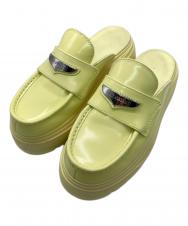 NIKE (ナイキ) AIR JORDAN MULE イエロー サイズ:23cm