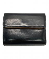 Hender Scheme (エンダースキーマ) bellows wallet ブラック×ベージュ