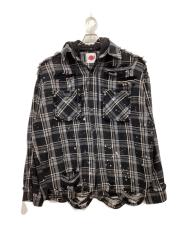 FR(13)NDS (フレンズ) Cotton Damege Shirt ブラック サイズ:M