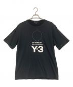 adidas×Y-3アディダス×ワイスリー）の古着「Y-3 Stacked Logo Tee」｜ブラック