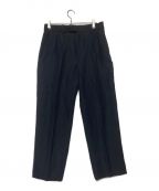A.PRESSEアプレッセ）の古着「Wide Tapered Trousers」｜ネイビー