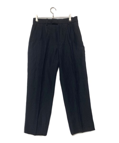 A.PRESSE（アプレッセ）A.PRESSE (アプレッセ) Wide Tapered Trousers ネイビー サイズ:2の古着・服飾アイテム