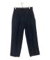 A.PRESSE（アプレッセ）の古着「Wide Tapered Trousers」｜ネイビー