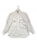 DAIWA PIER39ダイワ ピア39）の古着「Tech Anglers Shirts L/S（テック アングラーズ シャツ）」｜ホワイト