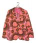 COMME des GARCONS HOMME PLUS（コムデギャルソンオムプリュス）の古着「05SS ピンクパンサー期 花柄テーラードジャケット」｜ピンク
