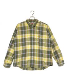 SUPREME（シュプリーム）の古着「23AW plaid flannel shirt(プレイド フランネル シャツ)」｜グリーン