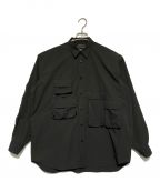DAIWA PIER39ダイワ ピア39）の古着「Mulch Pocket Easy Shirts(マルチ ポケット イージー シャツ)」｜ブラック