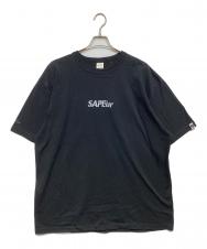 SAPEur (サプール) GEORGETOWN HEAD S/S TEE ブラック サイズ:XL 未使用品