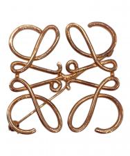 LOEWE (ロエベ) アナグラムブローチ ブロンズ