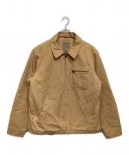 L.L.Bean (エルエルビーン) ダック地 ワークジップブルゾン ベージュ サイズ:L