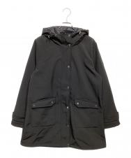 LAUREN RALPH LAUREN (ローレン ラルフ ローレン) フーデッドコート ブラック サイズ:M