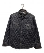 BURBERRY BLACK LABEL (バーバリーブラックレーベル) キルティングジャケット ブラック サイズ:LL