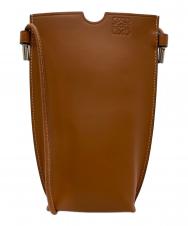 LOEWE (ロエベ) Gate Pocket Phone Bag ブラウン